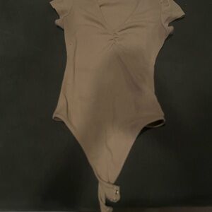 American Eagle Outfitters Beige Bodysuit